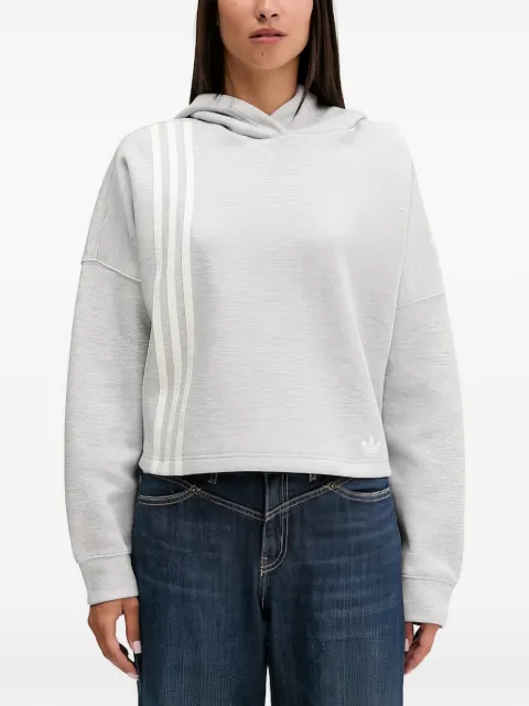 adidas Off Placed three-stripe hoodie Grey JW3596