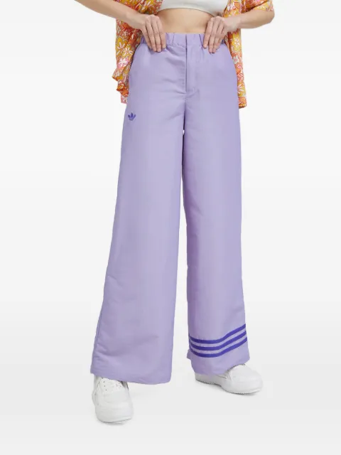 adidas 3-Stripes wide-leg trousers Purple IC5443