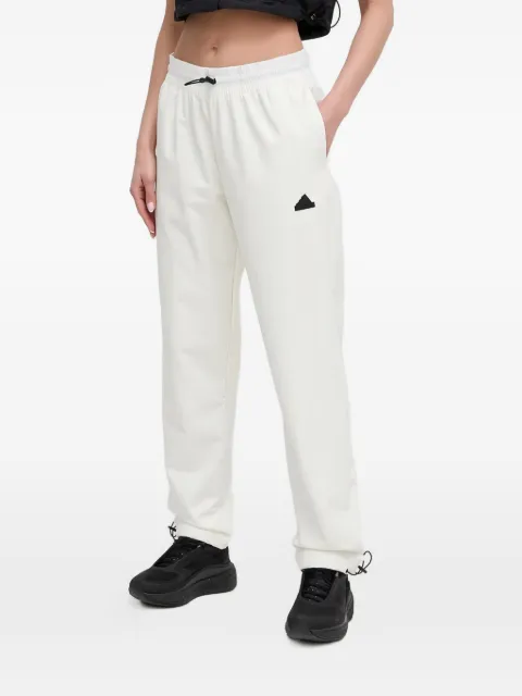 adidas logo-embroidery track pants White IS3027