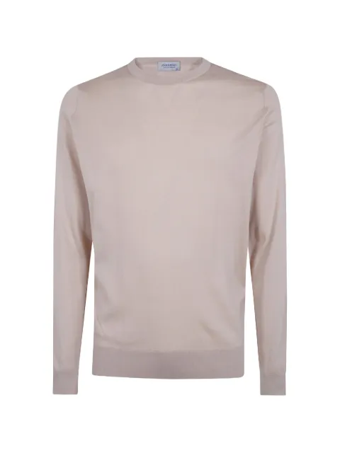 John Smedley Rowland fine-knit sweater Neutrals ROWLAND