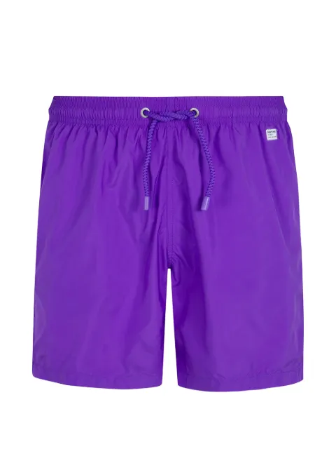 MC2 Saint Barth x Pantone Lighting logo-patch drawstring swim shorts Purple LIG000401664L