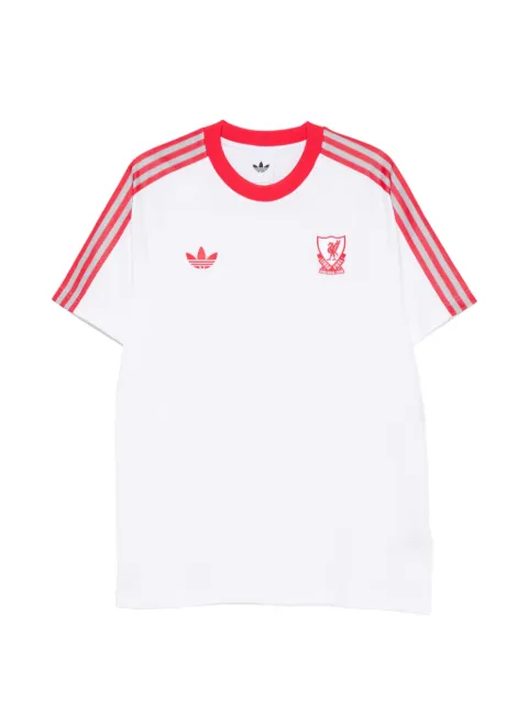 adidas stripes crew-neck T-shirt White JZ0140