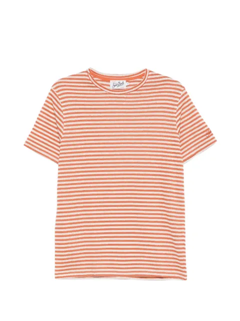 MC2 Saint Barth Dover striped T-shirt Orange DOV0010