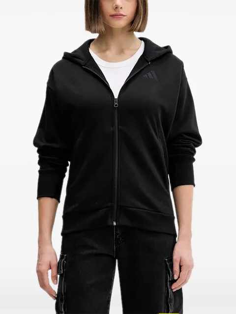 adidas long-sleeve hoodie Black IX3809