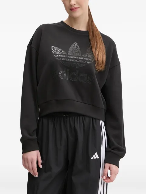 adidas logo-detail sweatshirt Black JN7291