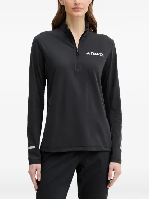 adidas half-zip sweatshirt Black JN3259
