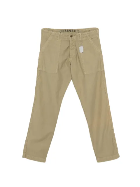 CHESAPEAKES Graves trousers Green CHSPKPE26014SATEEN