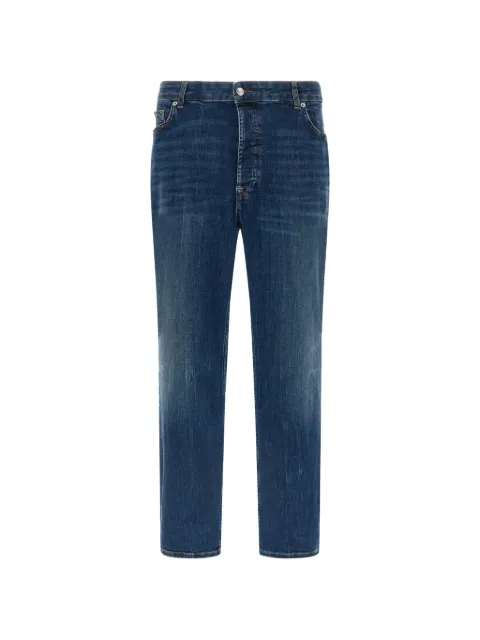 Department 5 Drake contrast-stitching cropped jeans Blue UP51752D2DS0078812