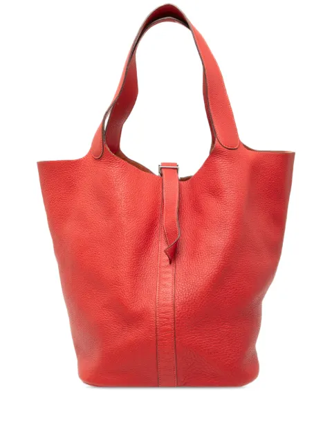 Hermès Pre-Owned 2009 Clemence Picotin Lock 33 handbag Red 3WDK32MSNXMLB7BQ