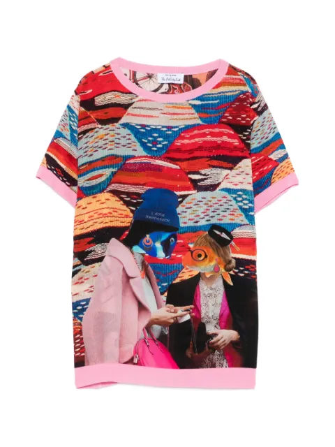 The Artistylist graphic-print T-shirt Red FISHTSHIRT