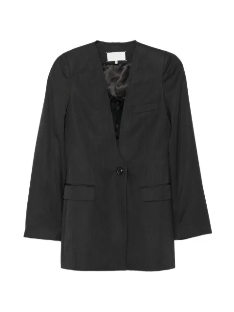 Maison Margiela collarless blazer Grey S29BN0418M35910