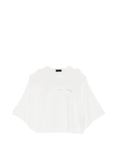 LIU JO cutout T-shirt White CA6101MS55N