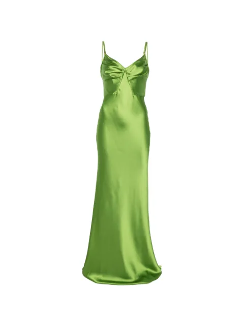Elisabetta Franchi sleeveless maxi dress Green ABR3362E2