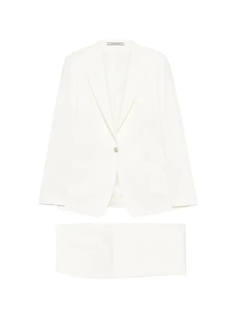 Tagliatore single-breasted peak-lapel suit Neutrals TPARIGI15KAD150188U26E362X1281