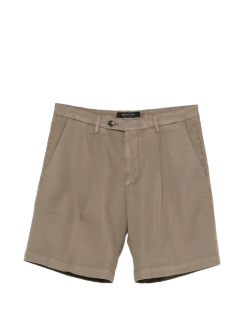michael coal Harry pleated chino shorts Neutrals MCHARRY2138