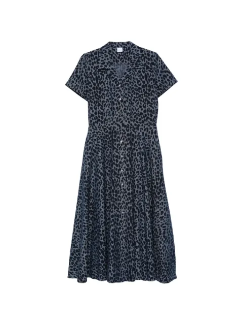 ASPESI animal-print midi dress Blue S62982D089