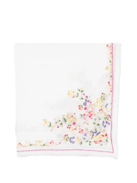 Faliero Sarti Cerasella floral scarf White E261005CERASELLA