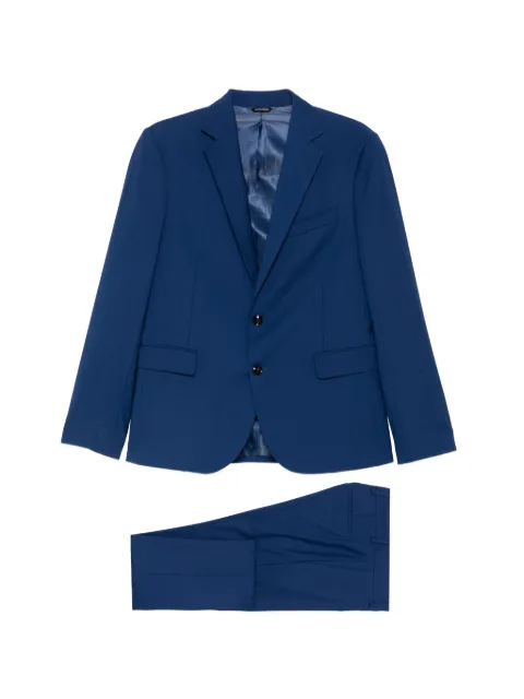 Daniele Alessandrini single-breasted suit Blue DUAM0002PL0101