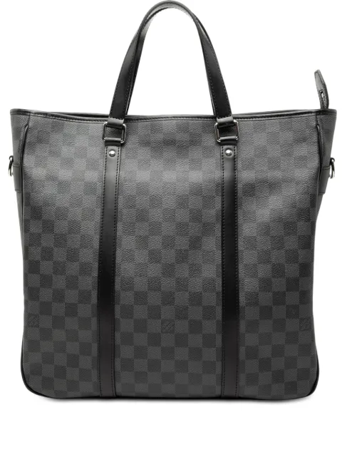 Louis Vuitton Pre-Owned 2009 Damier Graphite Tadao satchel Black UXT8O1WTTMDKRW4T