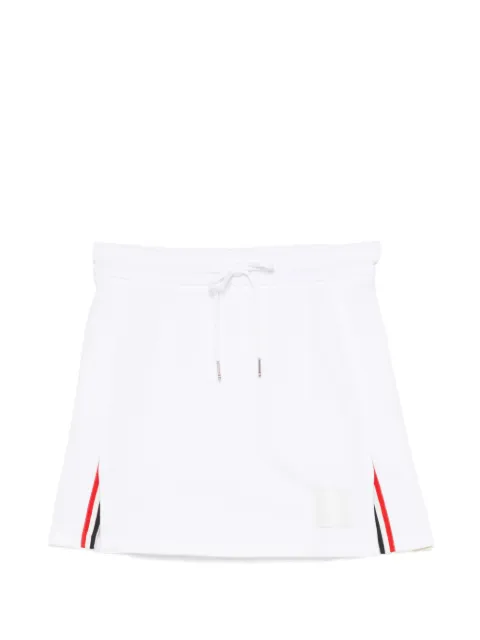Thom Browne Classic Loopback mini skirt White FJK148A03037