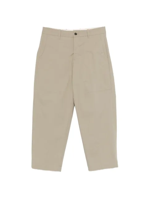 Nine In The Morning Franco belt-loop trousers Green 9SS26FRC12