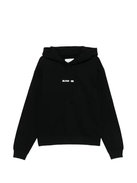 Jil Sander logo-print hoodie Black J22GU0149J20128