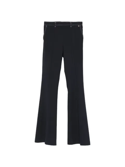 LIU JO topstitching trousers Blue WA6122J9189