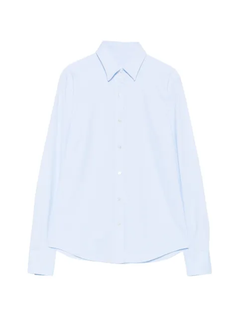 Xacus Sara long-sleeve button-down shirt Blue SARAKT1101