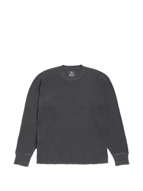 Stüssy Pigment Dyed LS Thermal sweater Grey STUS405