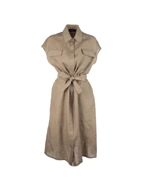 Fabiana Filippi Abiti belted-detail midi dress Neutrals ABD276F618M161