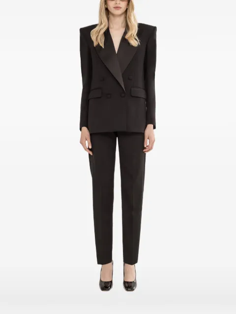 NISSA wool tuxedo blazer Black SS16426