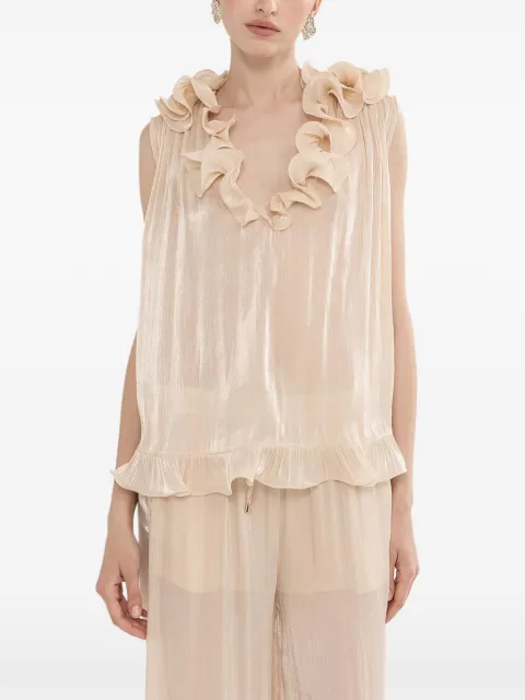 NISSA wide-leg trousers Neutrals P16484
