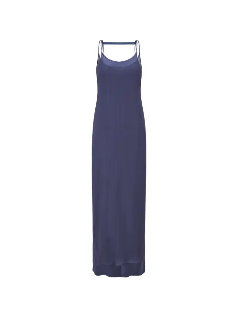 OUDE WAAG spaghetti-strap maxi dress Blue OW26RSDS19S1BU690