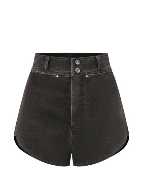 OUDE WAAG high-waisted shorts Black OW26RSPT11C1BL900