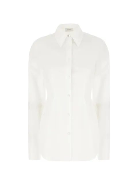 Sportmax Piacere darted-waist shirt White SP2191016206