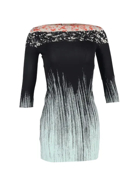 Diane Von Furstenberg Vintage rockscape printed dress Black RFCPUGBCL678870W