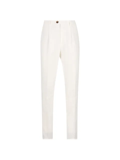 Brunello Cucinelli pleated tailored trousers White MH255E1450C1900