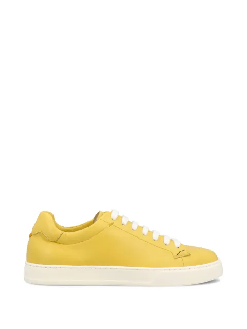 Doucal's round-toe leather sneakers Yellow DU3552SPENUF281EG00