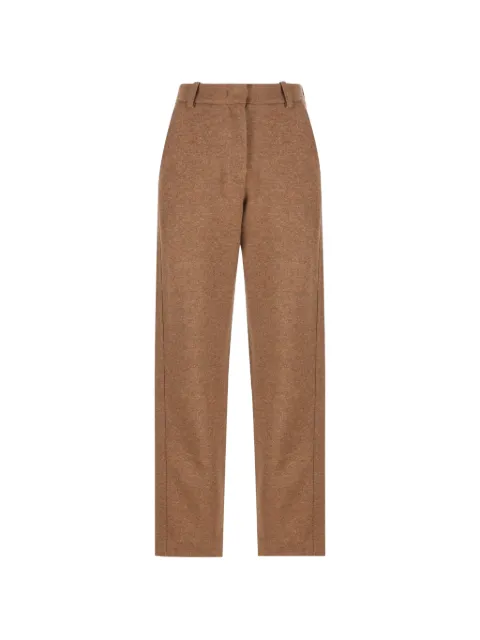 Loro Piana belt-loop straight trousers Brown FAQ6049H19I