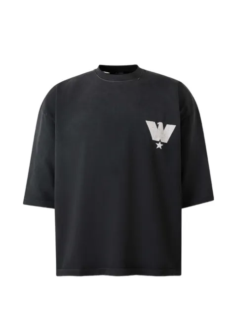 Willy Chavarria logo-print T-shirt Black WCJSY0274