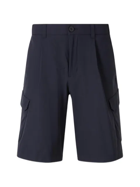Herno pleat-detail cargo shorts Blue PT000182U12503Z