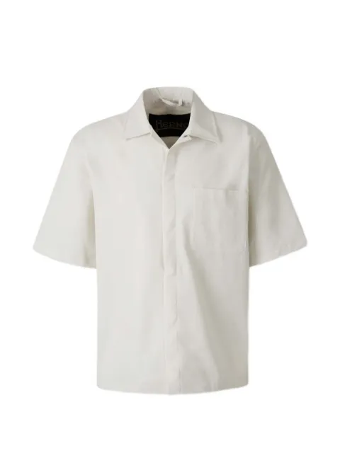 Herno Seer-crease shirt Neutrals CM000012U1268412684