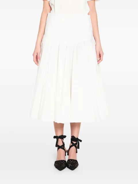 Jacquemus draped midi skirt White SKW00660AW00770