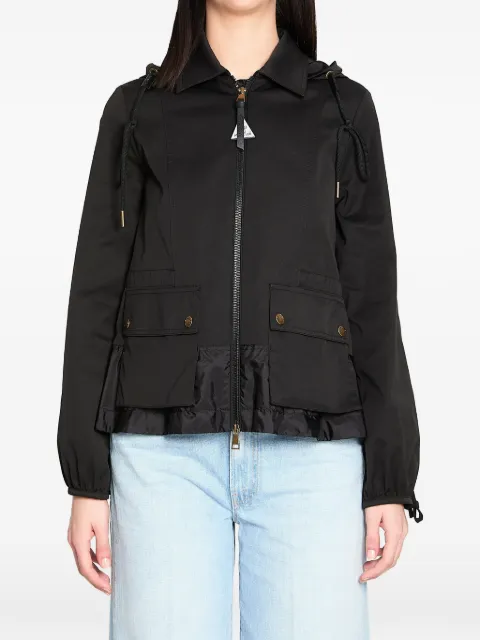 Moncler hooded drawstring-waist jacket Black L10931A001285996F