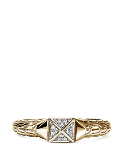 John Hardy gold diamond stud ring Gold RGGX972002DI