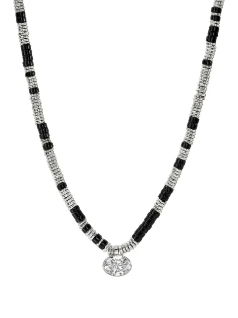 John Hardy Lovestruck™ Heishi sterling silver diamond pendant necklace Silver NBP4303831BONLGD