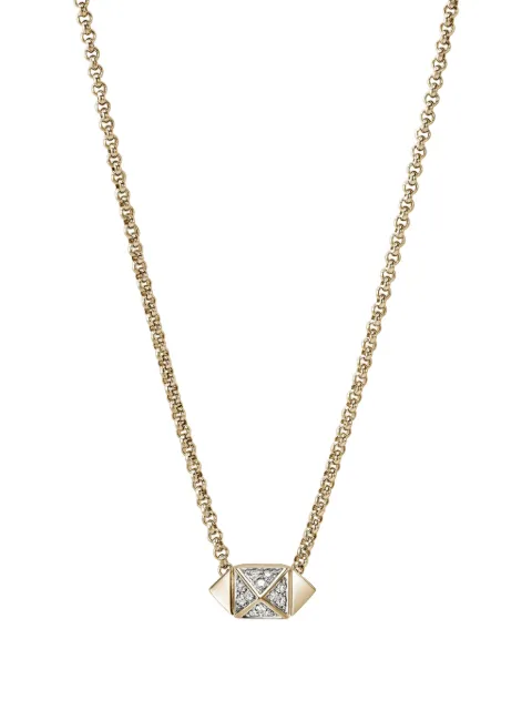 John Hardy Icon stud diamond necklace Gold NGGX972052DI