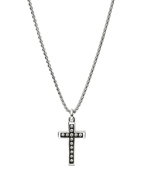 John Hardy nailhead cross necklace Silver NM30179