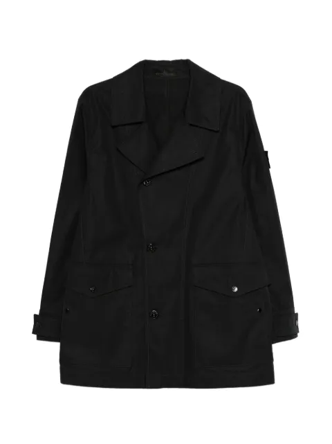 Stone Island buttoned pocket jacket Black 4100046S0F01V0029