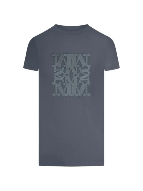 Max Mara embroidered T-shirt Blue 2611941032600